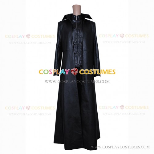 Underworld Costume Selene Black Leather Coat Trench Coat