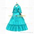 Medieval Renaissance Lolita Princess Ruffled Green Ball Gown Dress