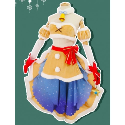 Re Zero X White Cat Project Rem Christmas Cosplay Costume