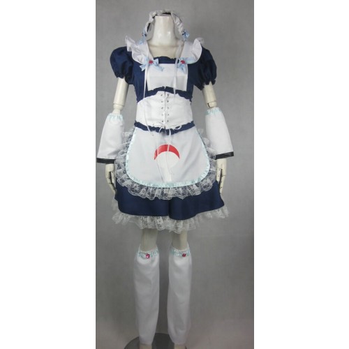 Naruto Sasuke Uchiha Lolita Maid Cosplay Costume