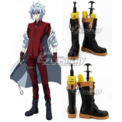 Chronos Ruler Victo Alexander Albion Putin Victo Putin Black Shoes Cosplay Boots