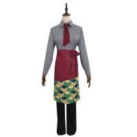 Demon Slayer: Kimetsu No Yaiba Giyu Tomioka Cafe Cosplay Costume