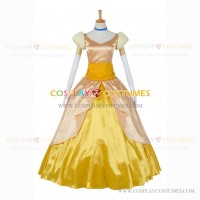 Cinderella Dreams Come True Cinderella Cosplay Costume Golden Princess Dress