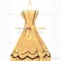 Romantic Southern Belle Marie Antoinette Theater Steampunk Ball Gown Yellow Dress