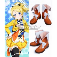 Love Live! Lovelive! School Idol Festival Sunny Day Song Eli Ayase Orange Shoes Cosplay Boots