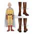 One Punch Man Saitama Caped Baldy Hagemanto Orange Cosplay Boots