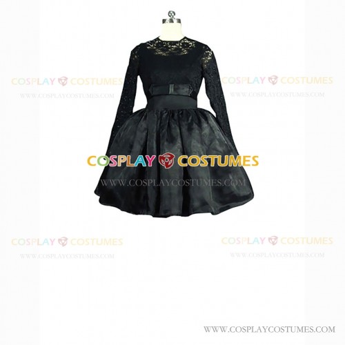 Black Steampunk Gothic Lolita Dress