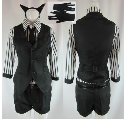 Vocaloid Poker Face Gumi Cosplay Costume