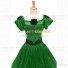 Civil War Southern Belle Lolita Victorian Theater Green Long Ball Gown Dress