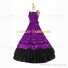 Romantic Southern Belle Marie Antoinette Theater Steampunk Ball Gown Purple Dress