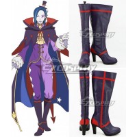 Re: Life In A Different World From Zero Roswaal L Mathers Purple Shoes Cosplay Boots