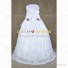Cinderella The Fairy Godmother Cosplay Costume White Dress
