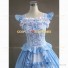 Antique Victorian Fairytale Gown Fancy Dress Stage Dress Baby Blue