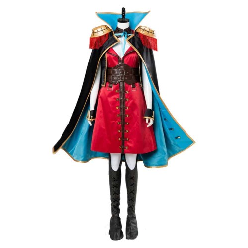 Fate Extra Last Encore Francis Drake Cosplay Costume With Cape