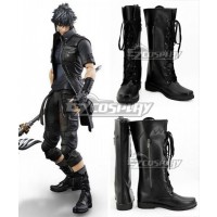 Final Fantasy XV FFXV Noctis Lucis Caelum Black Shoes Cosplay Boots