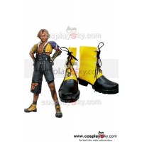 Final Fantasy Tidus Cosplay Shoes Boots Rubber