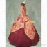 Jacquard Victorian Style Formal Ball Gown Royal Queen Renaissance Dress