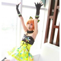 Love Live Idol Festival App Game Rin Hoshizora Cosplay Costume