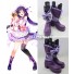 Love Live Valentine's Day Maid Nozomi Tojo Purple Cosplay Boots