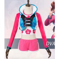 Overwatch Waveracer D.Va Cosplay Costume