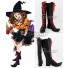 My Hero Academia Boku no Hero Akademia Ochako Uraraka Halloween Black Shoes Cosplay Boots