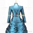 Gothic Victorian Marie Antoinette Theater Layered Evening Gown Blue Dress