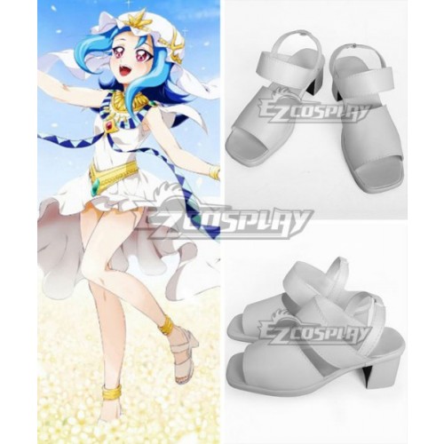 Yu-Gi-Oh! Yugioh Zexal Rio Kastle Rio Kamishiro White Cosplay Shoes