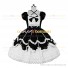 Classical Gothic Lolita Dress Black Tiered Short Sleeve Lolita Dress