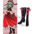 Touhou Project Kagiyama Hina Black Shoes Cosplay Boots