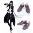 K Yatogami Kuroh Brown Cosplay Shoes