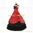 Steampunk Southern Belle Saloon Girls Theater Ruffles Red Dress Evening Gown