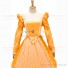 Gothic Lolita Victorian Queen Elizabeth Theatre Orange Lace Prom Ball Gown Dress