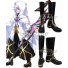 Fate Grand Order Caster Merlin Black Shoes Cosplay Boots