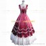 Civil War Gothic Old West Saloon Ball Gown Dress Costume Rose