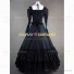 Elegant Gothic Lolita Black Maid Dress Antique Witch Fancy Dress