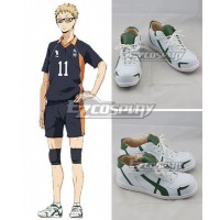 Haikyuu!! Kei Tsukishima White Cosplay Shoes