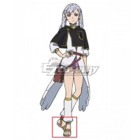 Black Clover Noelle Silva Yellow Cosplay Shoes