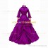 Medieval Renaissance Lolita Princess Ruffled Purple Ball Gown Dress