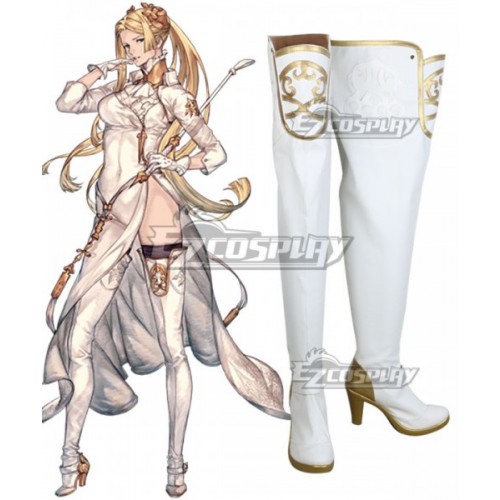 NieR: Automata YoRHa Infantry Squad Commander White Shoes Cosplay Boots