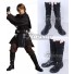 Star Wars Anakin Skywalker Darth Vade Black Shoes Cosplay Boots