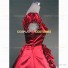 Sleeveless Gothic Theater Reenactment Clothing Lady Dress Red