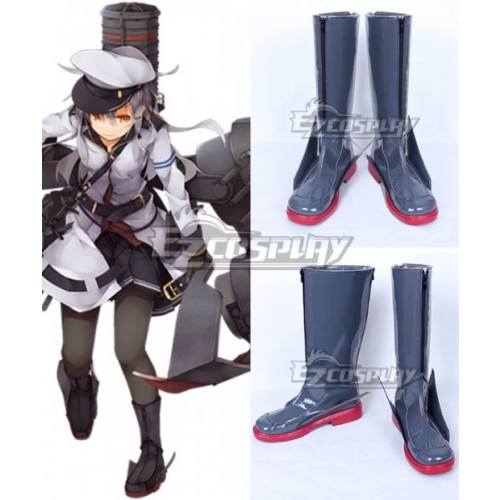 Kantai Collection Gangut Oktyabrskaya Revolutsiya Black Shoes Cosplay Boots