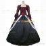 Marie Antoinette Royal Queen Renaissance Dress Evening Gown Prom Wine