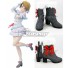 LoveLive! Snow Halation Hanayo Koizumi Black Shoes Cosplay Boots