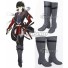 Katsugeki Touken Ranbu Horikawa Kunihiro Grey Shoes Cosplay Boots