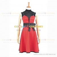 RWBY Cosplay Ruby Rose Costume Gothic Red Dress