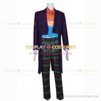 Batman Cosplay The Joker Costume Purple Tuxedo Suit