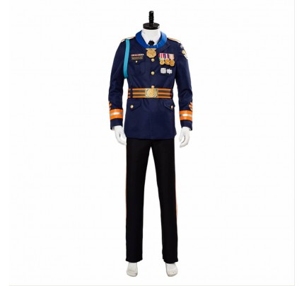 Overwatch Soldier 76 Officer Uniform Cosplay Costume
