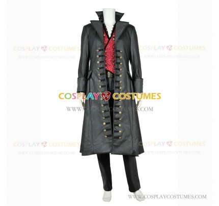 Once Upon A Time Cosplay Captain Hook Costume Outfit Full Set