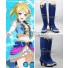 Love Live School Idol Project Field Of View Ayase Eli Blue Shoes Cosplay Boots